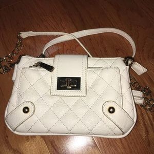 white purse